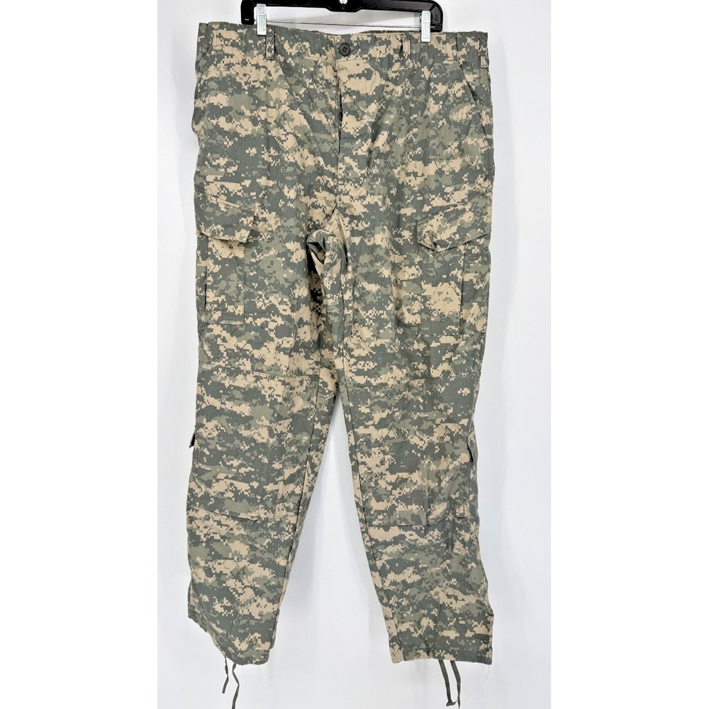 US Army ACU Digital Camo Combat Cargo‎ Pants Military Tactical XL Long gorpcore